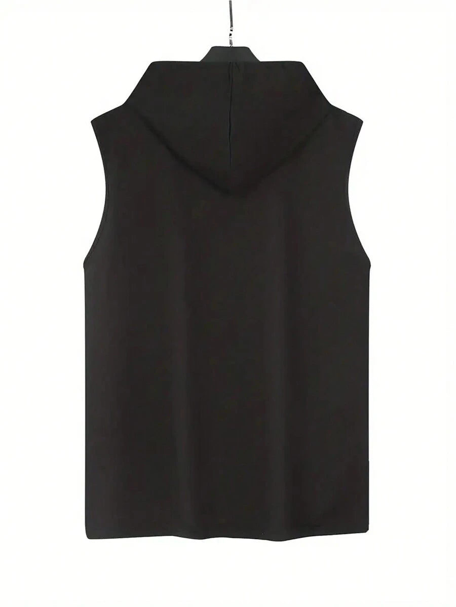Lightweight Sleeveless Hoodie for Unisex – Gym, Running & Streetwear Activewear