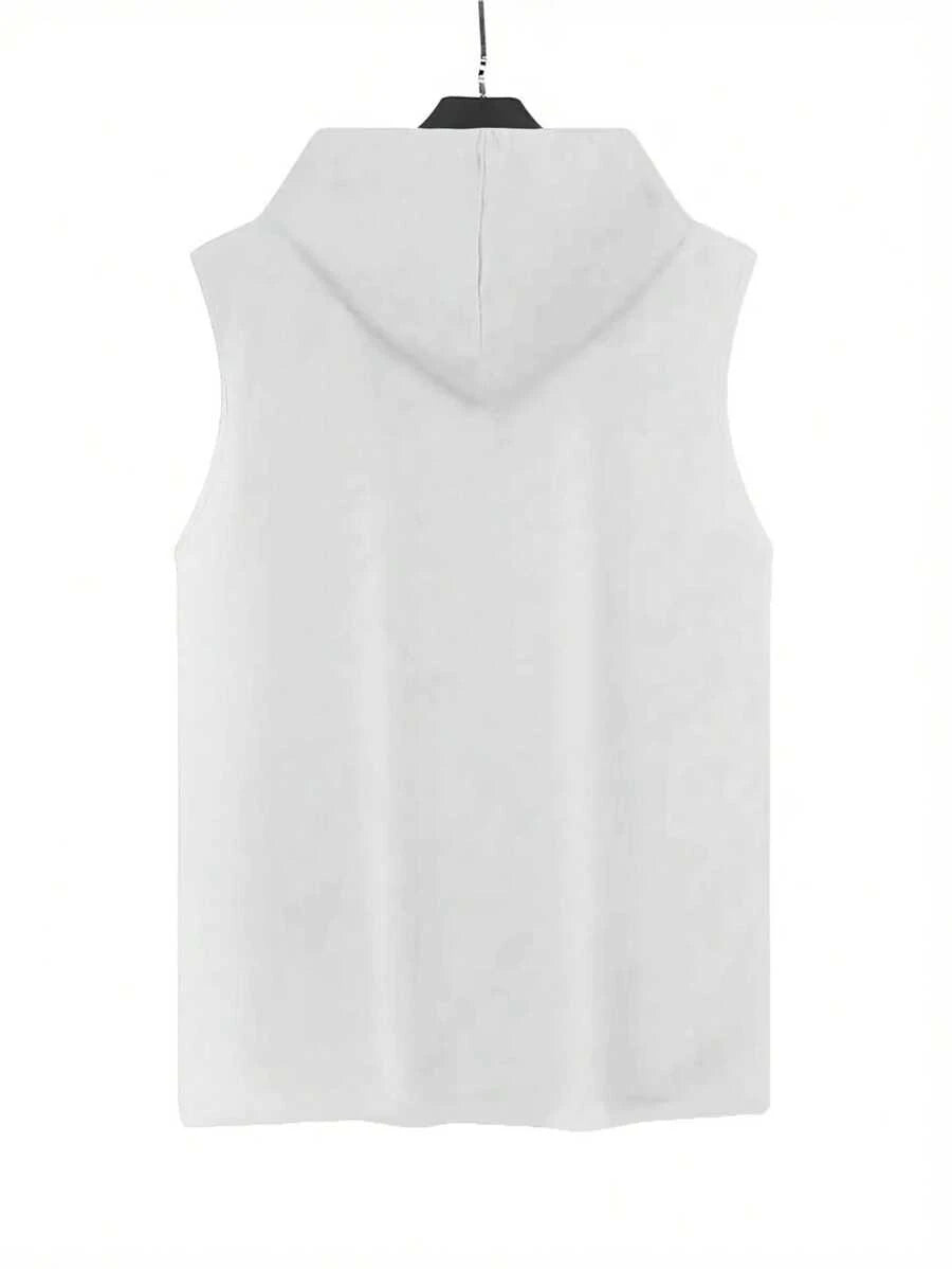 Lightweight Sleeveless Hoodie for Unisex – Gym, Running & Streetwear Activewear