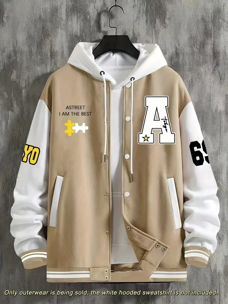 Custom Varsity Jacket – Personalized Letterman Jacket with Name, Logo, or Team Design – Unisex Sportswear for Men & Women (MOQ 10PCS)