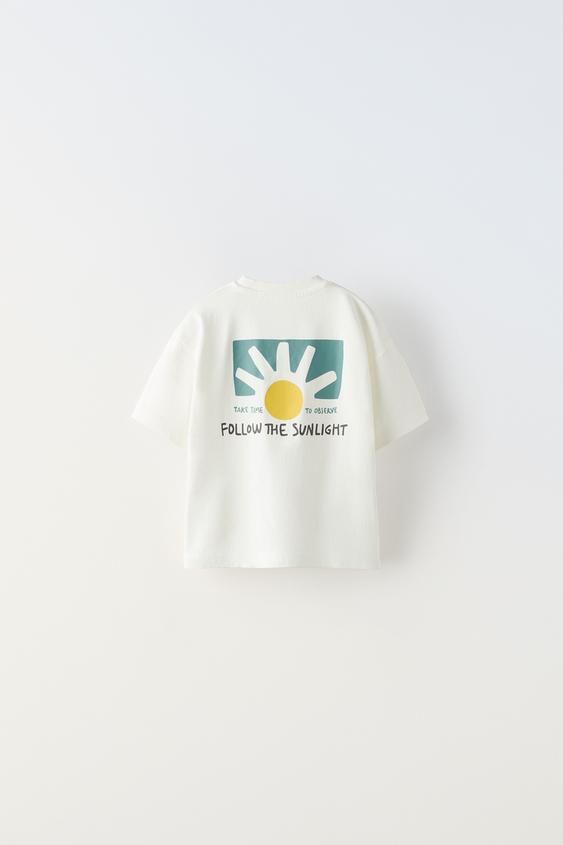 Relaxed Fit Cotton Tee – Sunlight Inspired