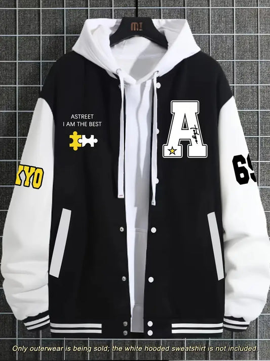 Custom Varsity Jacket – Personalized Letterman Jacket with Name, Logo, or Team Design – Unisex Sportswear for Men & Women  (MOQ 10PCS)