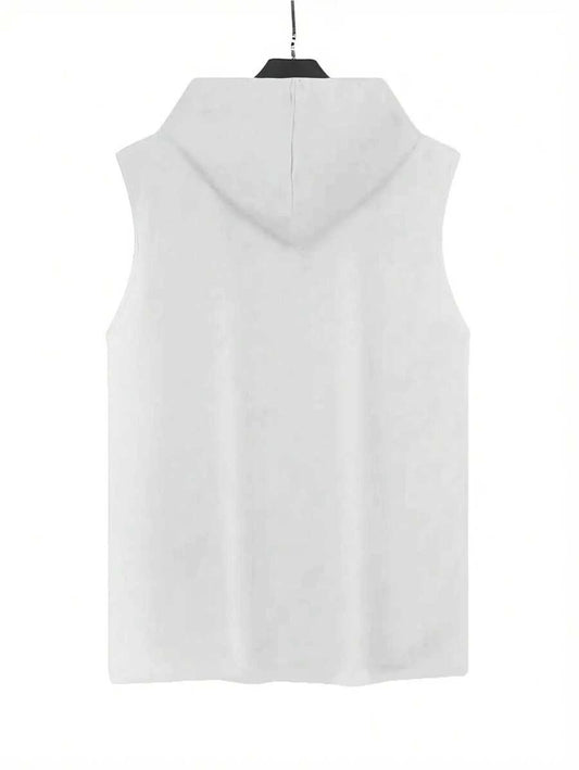 Lightweight Sleeveless Hoodie for Unisex – Gym, Running & Streetwear Activewear