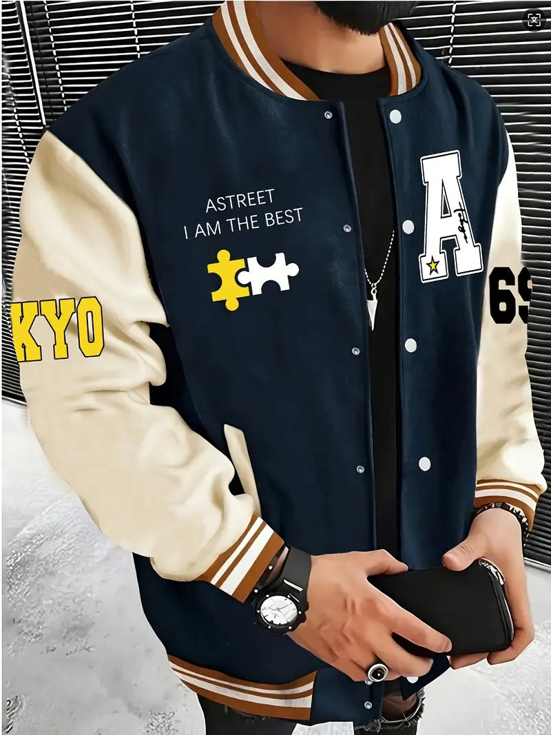 Custom Varsity Jacket – Personalized Letterman Jacket with Name, Logo, or Team Design – Unisex Sportswear for Men & Women  (MOQ 10PCS)