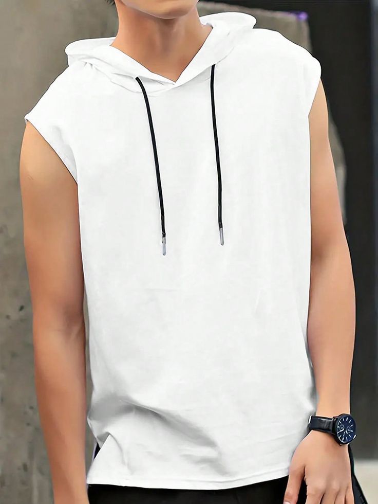 Lightweight Sleeveless Hoodie for Unisex – Gym, Running & Streetwear Activewear