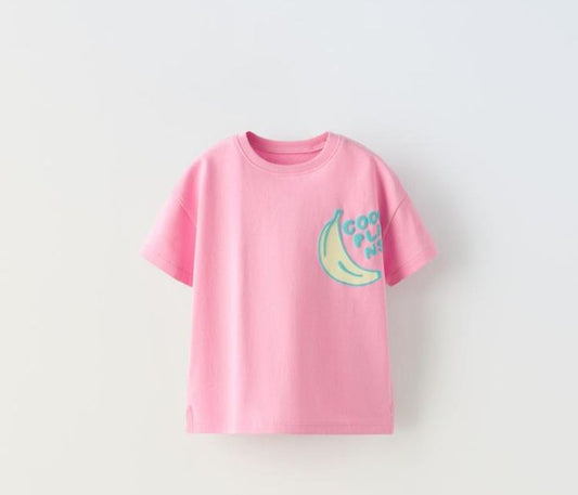 Chill Banana Vibes – Kids Relaxed Cotton Tee