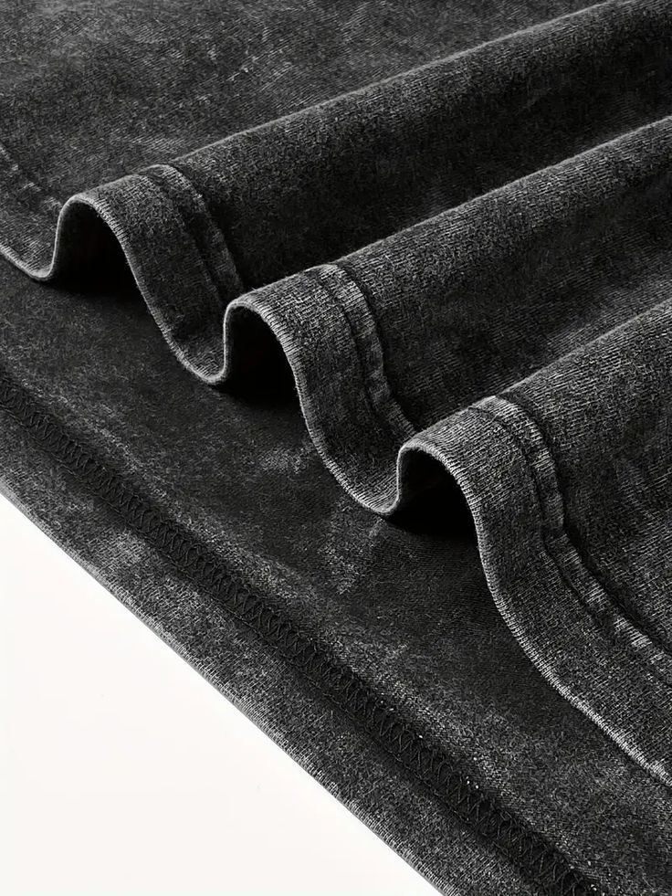 StreetCore Acid Wash Drop Shoulder T-Shirt