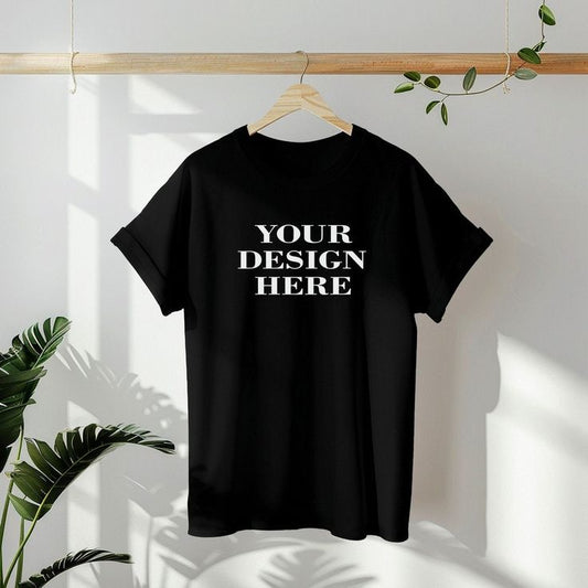 Personalized Oversized T-Shirt – Heavyweight 240 GSM French Terry – Custom Name or Logo Tee