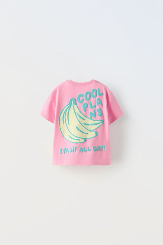 Chill Banana Vibes – Kids Relaxed Cotton Tee