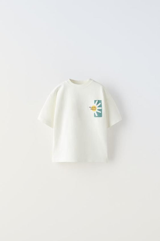 Relaxed Fit Cotton Tee – Sunlight Inspired